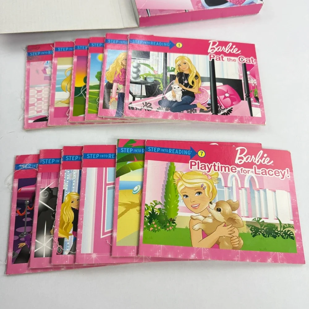 Barbie Phonics Fun Step into Reading 12 Book Set Random House 2010 9780375859441
